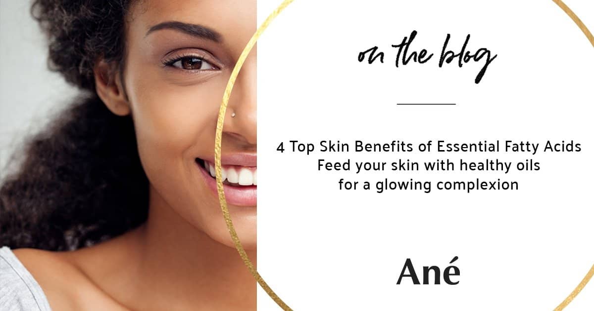 Natural skincare with essential fatty acids for glow