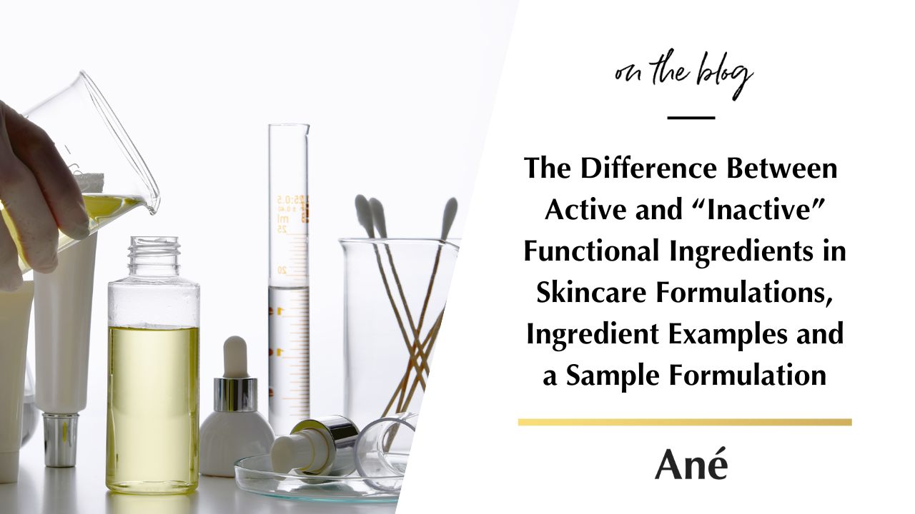 Skincare ingredients and lab tools for product formulation testing