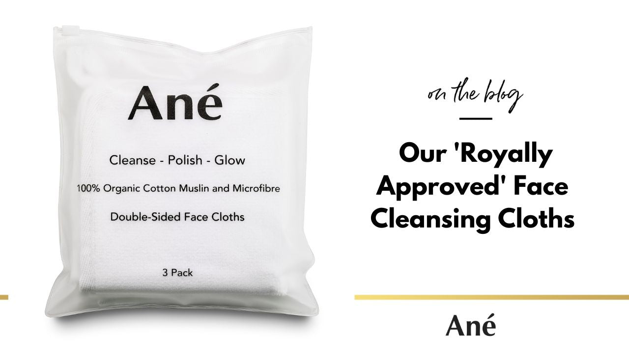 Ané Double-Sided Organic Face Cloth Set for Gentle Cleansing